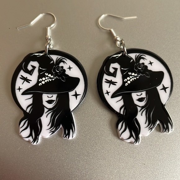 Witchy—Witch Hat Earrings - Picture 3 of 6